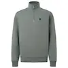 Belstaff Men's Cotton Fleece Belstaff Quarter Zip Sweatshirt - Atlantic Grey Colour thumbnail