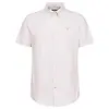 Barbour Men's Oxtown Tailored Short-Sleeved Shirt - Oatmeal Colour thumbnail