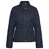 Barbour Women's Crawford Cavalry Quilted Jacket - Dark Navy/Ancient Tartan Colour thumbnail