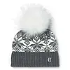Holland Cooper Beatrice Beanie Bobble Hat -  Grey Marl Cream Colour thumbnail