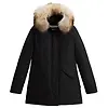 Woolrich Women's Ramar Cloth Arctic Parka with Detachable Fur Trim - Black Colour thumbnail