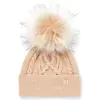 Holland Cooper Cortina Beanie Bobble Hat - Camel Champagne Colour thumbnail