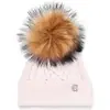 Holland Cooper Cortina Beanie Bobble Hat - Soft Pink Colour thumbnail
