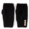 Holland Cooper Women's Cortina Fingerless Gloves - Black Colour thumbnail