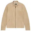 Oliver Sweeney Men's Dimson Suede Biker Jacket - Sand Colour thumbnail