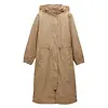 Joules Women's Hensley Waterproof Longline Coat - Tan Brown Colour thumbnail