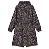 Joules Women's Holkham Waterproof Packable Hooded Raincoat - Navy Blue Bridle Colour thumbnail