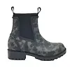 Joules Women's Oakfield Short Neoprene-Lined Wellies - Black/Animal Colour thumbnail