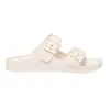 Joules Women's Sunseeker Rubber Sliders - White Colour thumbnail