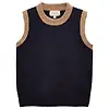 Joules Women's Holly Knitted Vest - Navy & Camel Colour thumbnail