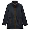 Joules Women's Heritage Longline Zip Up Polar Fleece - Navy Colour thumbnail