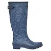 Joules Women's Printed Adjustable Tall Wellies - Navy Colour thumbnail