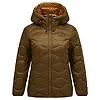 Peak Performance Women's Helium Down Hooded Jacket - Meadow Moss/Sierra Sand Colour thumbnail