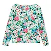 Joules Women's Printed Harbour Long Sleeve Top - Multi Floral Colour thumbnail