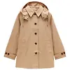 Joules Women's Rainmore Waterproof Button Through Raincoat - Tan Brown Colour thumbnail