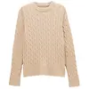 Joules Women's Classic Cable Knit Jumper - Oatmeal Colour thumbnail