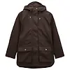 Joules Women's Portwell Waterproof Raincoat With Hood - Chocolate Brown Colour thumbnail