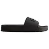Hunter Unisex Core Embossed Silicone Logo Sliders - Black Colour thumbnail