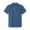 Hackett Men's Slim Fit Short Sleeve Pique Polo - Dark Denim Blue Colour thumbnail