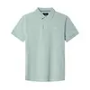 Hackett Men's Slim Fit Short Sleeve Pique Polo - Menthol Green Colour thumbnail