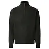 Hackett Men's Lambswool Quarter Zip Jumper - Hunter Green Colour thumbnail