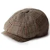 Holland Cooper Baker Boy Cap - Bourbon Tweed Colour thumbnail