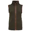 Holland Cooper Women's Country Fleece Gilet - Khaki Colour thumbnail
