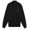 Lyle & Scott Men's Loungewear 1/4 Zip Sweatshirt -  Jet Black Colour thumbnail