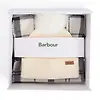 Barbour Women's Dover Pom Beanie & Hailes Scarf Gift Set - Monochrome Tartan Colour thumbnail