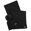 Barbour International Women's Mallory Beanie & Scarf Gift Set - Classic Black Colour thumbnail
