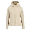 Barbour International Women's Dakota Quilted Sweat Jacket - Cement Colour thumbnail