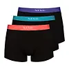 Paul Smith Men's Contrast-Waist Boxer Briefs / Trunks 3 Pack - Black Colour thumbnail