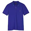 Paul Smith Men's Regular Fit Stretch-Cotton 'Broad Stripe Zebra' Polo Shirt - Blue Colour thumbnail