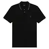 Paul Smith Men's Regular Fit Stretch-Cotton 'Broad Stripe Zebra' Polo Shirt - Black Colour thumbnail