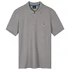 PS By Paul Smith Men's Cotton-Piqué Zebra Logo Polo Shirt - Grey Melange Colour thumbnail