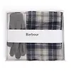 Barbour Men's Tartan Scarf & Glove Gift Set - Grey Midnight Colour thumbnail