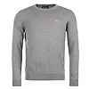 Barbour Men's Pima Crew Neck Jumper - Grey Colour thumbnail