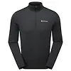 Montane Men's Dart Zip Neck Long Sleeved Baselayer - Black Colour thumbnail
