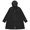 Stutterheim Women's Mosebacke Lightweight Patch Raincoat - Matte Black Colour thumbnail