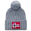 Napapijri Men's Semiury Bobble Beanie - Medium Grey Melange Colour thumbnail