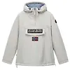 Napapijri Women's Rainforest Winter Anorak Jacket - Beige Silver Colour thumbnail