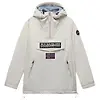 Napapijri Women's Rainforest Pocket Anorak Jacket - Beige Silver Colour thumbnail