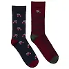 Joules Men's Kingsbury Socks 2 Pack UK 7-12 - Red/Blue Colour thumbnail