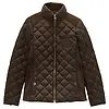 Joules Women's Braemar Luxe Showerproof Diamond Quilted Coat - Chocolate Brown Colour thumbnail