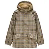 Joules Women's Everdry Waterproof Packable Raincoat With Hood - Tan Check Colour thumbnail