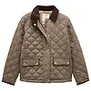 Joules Women's Harrogate Showerproof Diamond Quilted Barn Jacket - Check Colour thumbnail