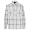 Belstaff Men's Cotton Check Outpost Flannel Shirt - Silver Birch / Quarry Blue / Line Blue Colour thumbnail