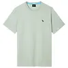 PS By Paul Smith Men's Organic Cotton Zebra Logo T-Shirt - Sage Green Colour thumbnail