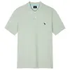 PS By Paul Smith Men's Organic Cotton Zebra Polo Shirt - Sage Green Colour thumbnail
