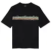 PS By Paul Smith Men's 'Desert Stripe' Print T-Shirt - Black Colour thumbnail
